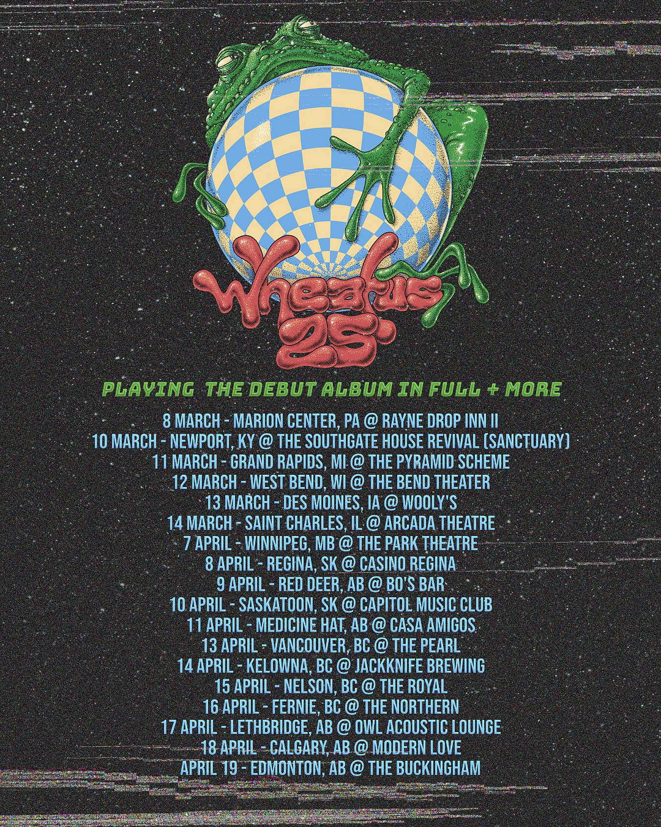 Wheatus 25th Anniversary Tour Tour Poster